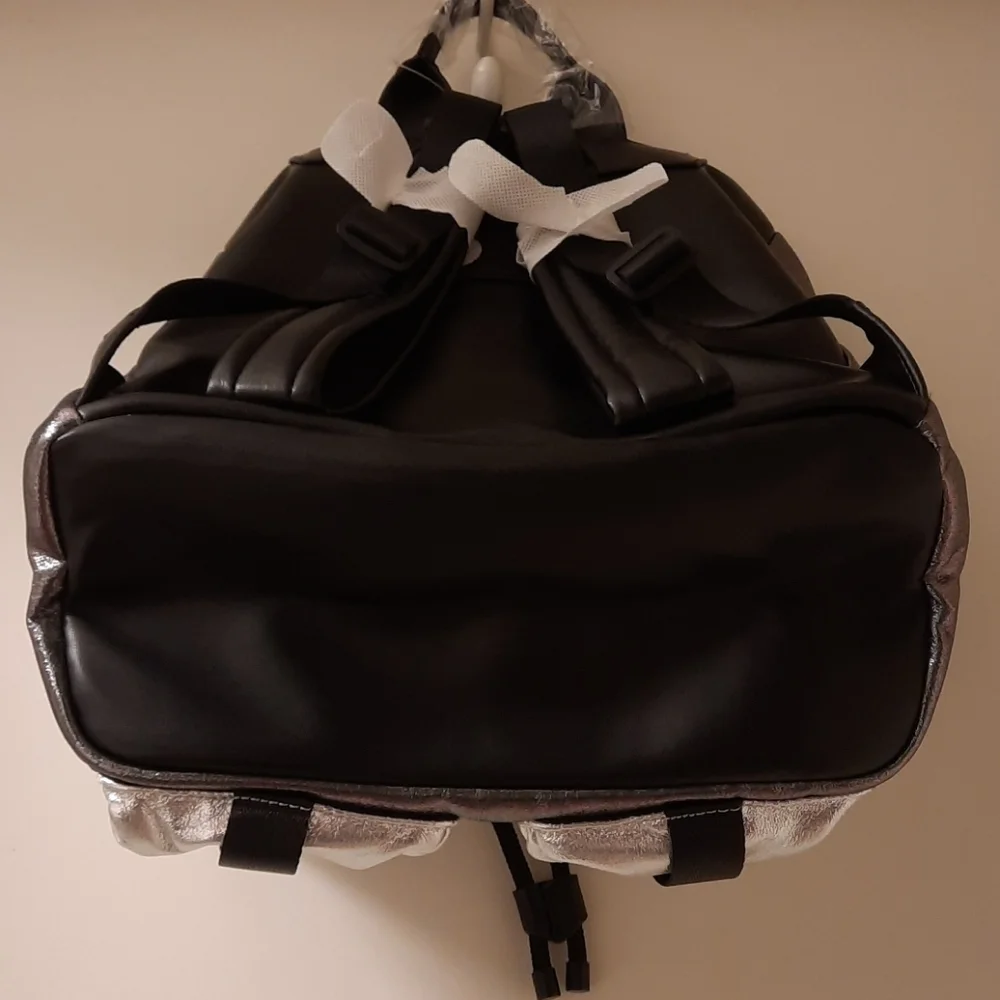 NWT, Kendall + Kylie Metallic Lex Foiled Backpack